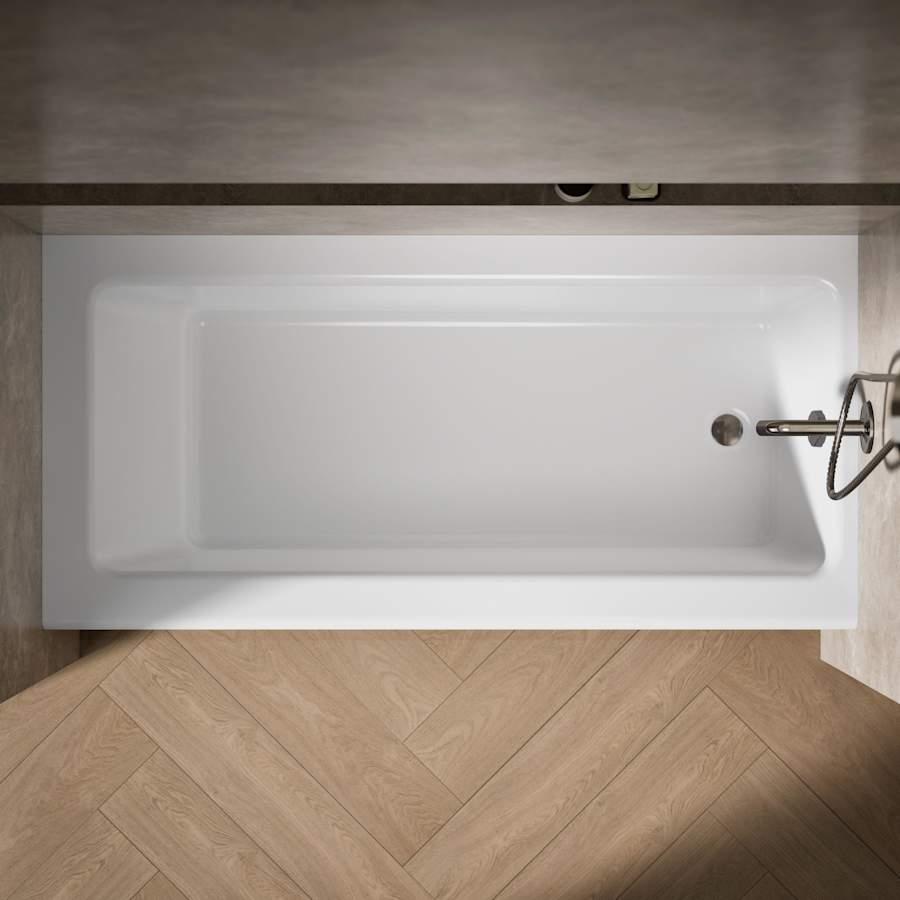 Bellwether Bath Tub 66" L x 32" W Cast Iron Soaking for Three Wall Alcove Installations with Integral Apron and Right Drain - caizc6mlyz55sm1rapl0@2x.jpg