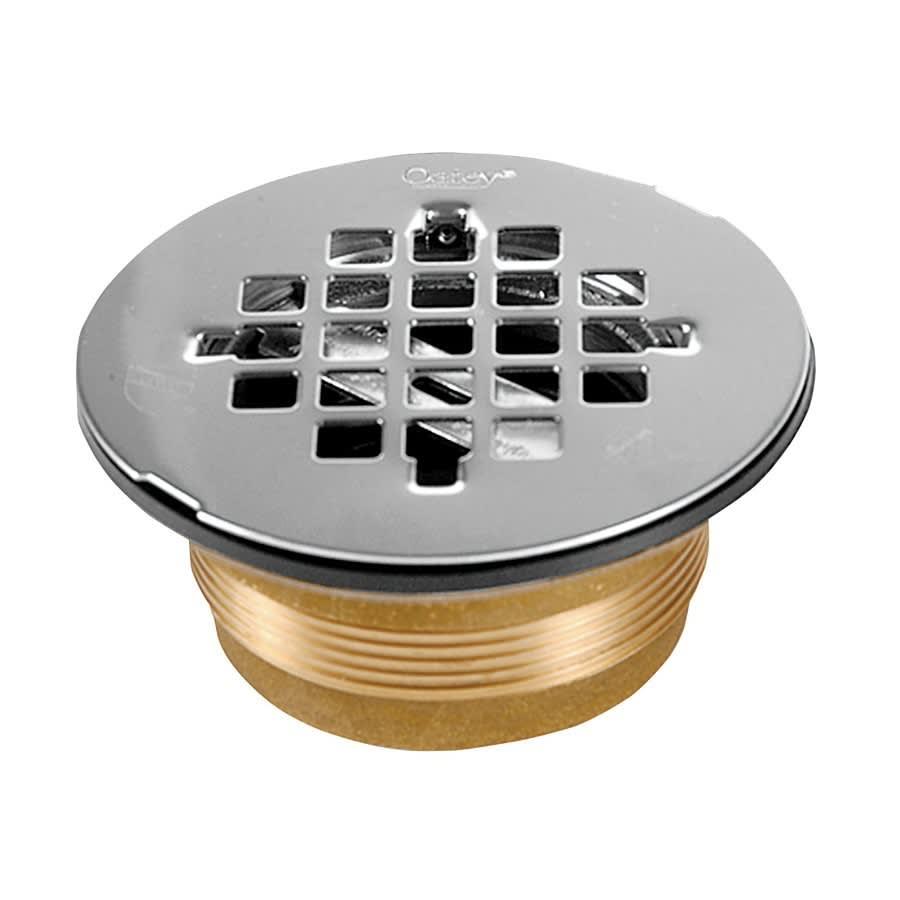 2 in Brass No-Caulk Shower Drain with Round Stainless Steel Strainer - catgbvtmsatvd7zlzns2@2x.jpg