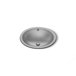 Bachata 16-11/16" Oval Stainless Steel Undermount Bathroom Sink with Overflow - cba3fuz7tzbwfmdqp0ks@2x.jpg