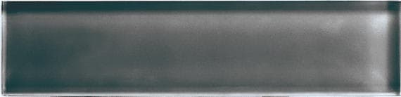 Color Appeal Charcoal Gray Rectangle 3X6 Glossy