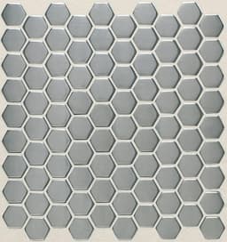 Metallica Brushed Stainless Steel Hexagon 1X1 Satin - ccldbrrlpern3noctpsg@2x.jpg