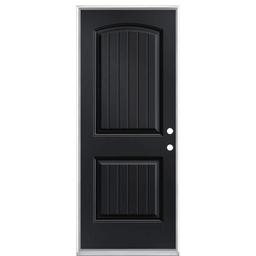 32 in. x 80 in. Cheyenne 2-Panel Left Hand Inswing Painted Smooth Fiberglass Prehung Front Exterior Door No Brickmold - cebgnbicaglkeudfdgko@2x.jpg