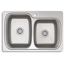 Verse 33" Double Basin Drop-In or Undermount Stainless Steel Kitchen Sink with SilentShield - cem7nkvhjodqvyfnewk9@2x.jpg