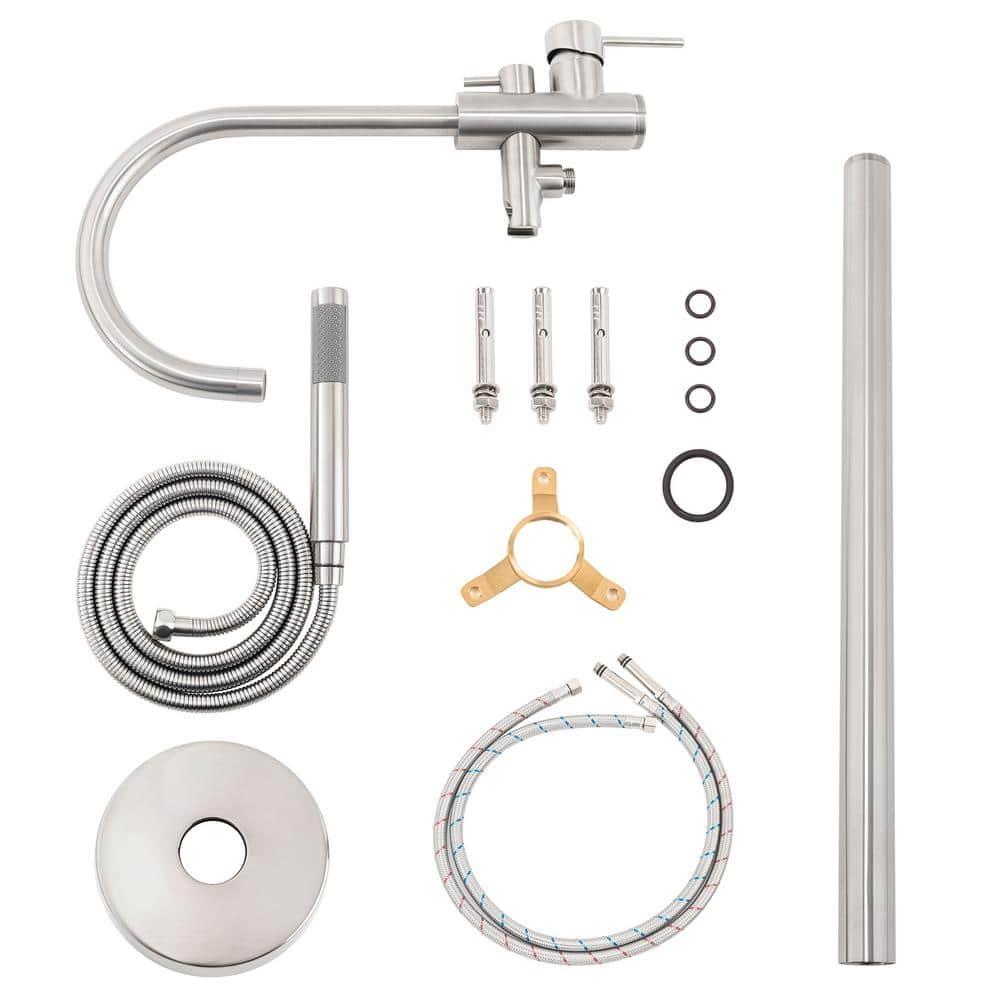 1-Handle Freestanding Floor Mount Tub Faucet Bathtub Filler with Hand Shower in Brush Nickel - cfrbgdw3hdpvurb1k0bd@2x.jpg