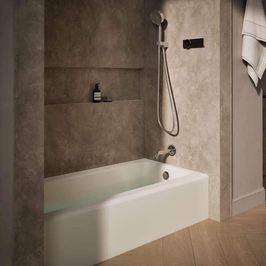 Bellwether Bath Tub 60" L x 30 1/4" W Cast Iron Soaking for Three Wall Alcove Installations with Integral Apron and Right Drain - cgefeoepdd1p93ckuqti@2x.jpg