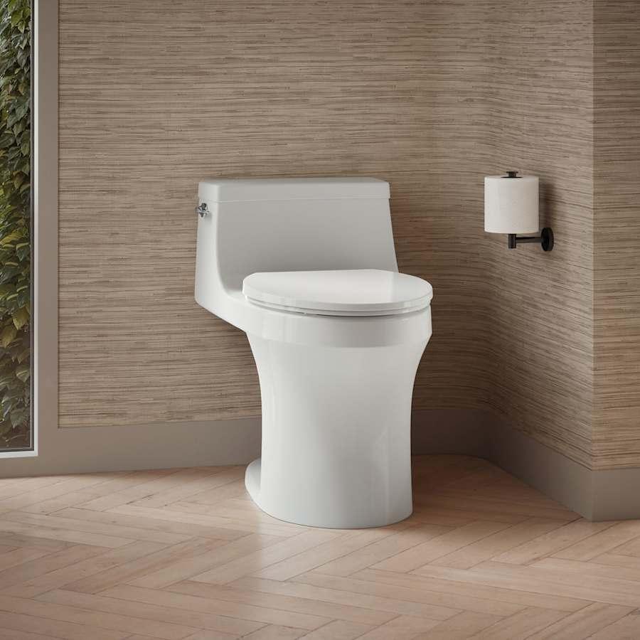 San Souci 1.28 GPF Elongated One-Piece Comfort Height Toilet with AquaPiston Technology - Seat Included