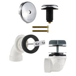 Bath Drain Half Kit, Toe Touch, PVC, Polished Chrome - chag4trzqsv7lzwrmo9j@2x.jpg