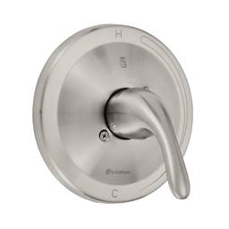 Glacier Bay Builders Single Handle 1-Spray Shower Faucet 1.8 GPM with Ceramic Disc Valves, Integral stops in Brushed Nickel - chwf92pulfhgfontxpm6@2x.jpg