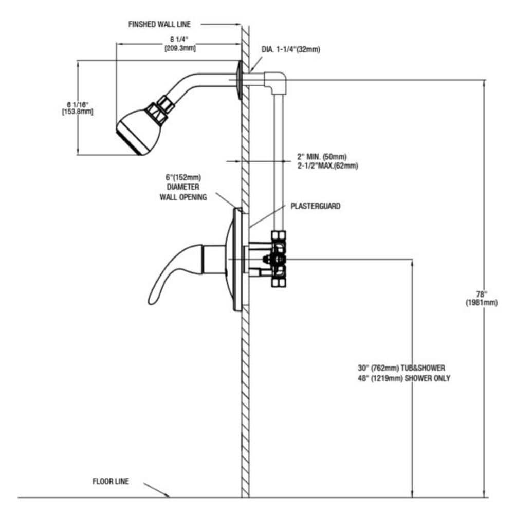 Glacier Bay Builders Single Handle 1-Spray Shower Faucet 1.8 GPM with Ceramic Disc Valves, Integral stops in Brushed Nickel - ci74itx0sriceoqtxqvy@2x.jpg