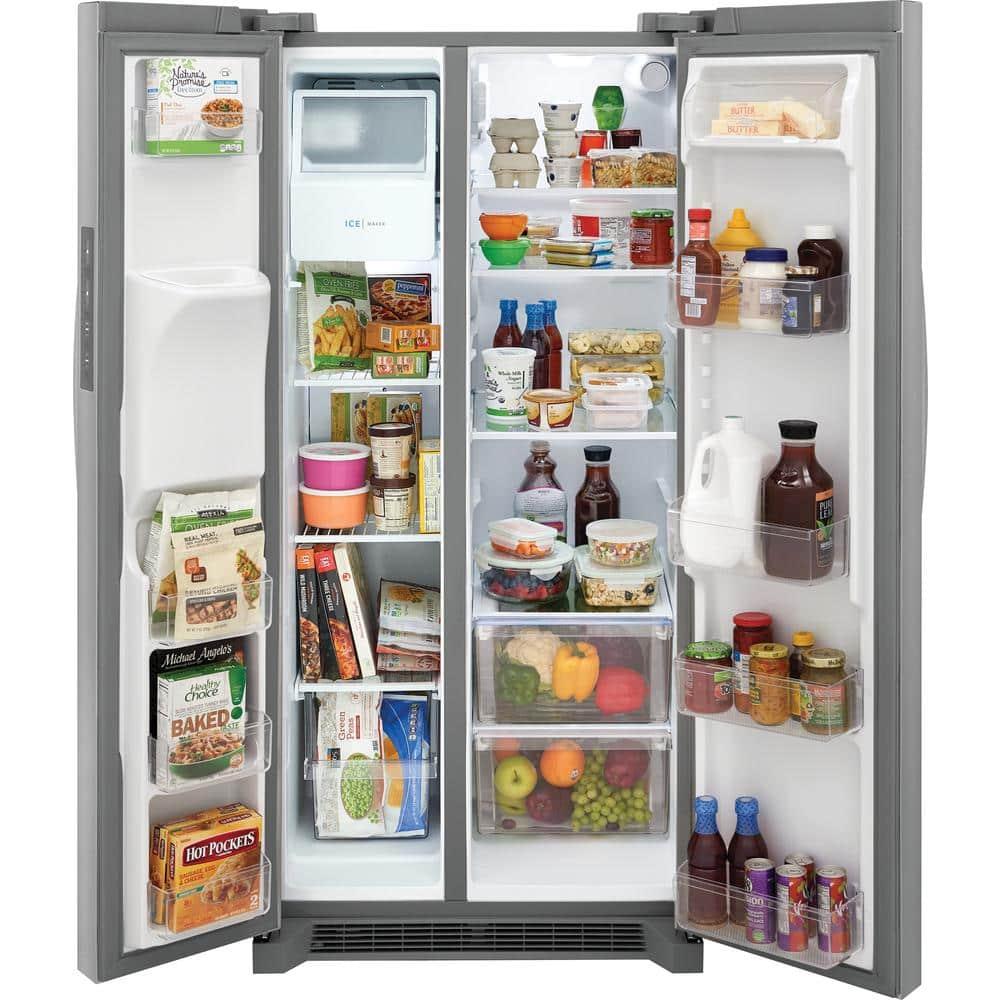 33 in. 22.3 cu. ft. Side by Side Refrigerator in Stainless Steel, Standard Depth - ci9qtphvreeau2hinw1c@2x.jpg