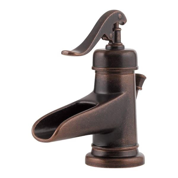 Pfister Ashfield 4 in. Centerset Single-Handle Bathroom Faucet in Rustic Bronze LF-042-YP0U - cicowqu4fkcwf0me8wno@2x.jpg