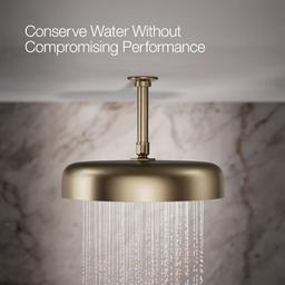 Statement Round 12" Single Function 2.5 GPM Rainhead with MasterClean Sprayface and Katalyst Air-Induction Technology - cimgqqci18h71uwhdxax@2x.jpg