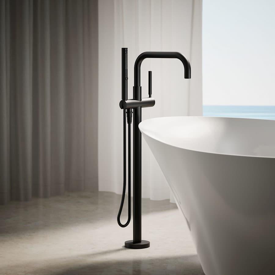 Purist Floor Mounted Tub Filler with Built-In Diverter - Includes Hand Shower - ciwhly6jc9moqyfvifmx@2x.jpg