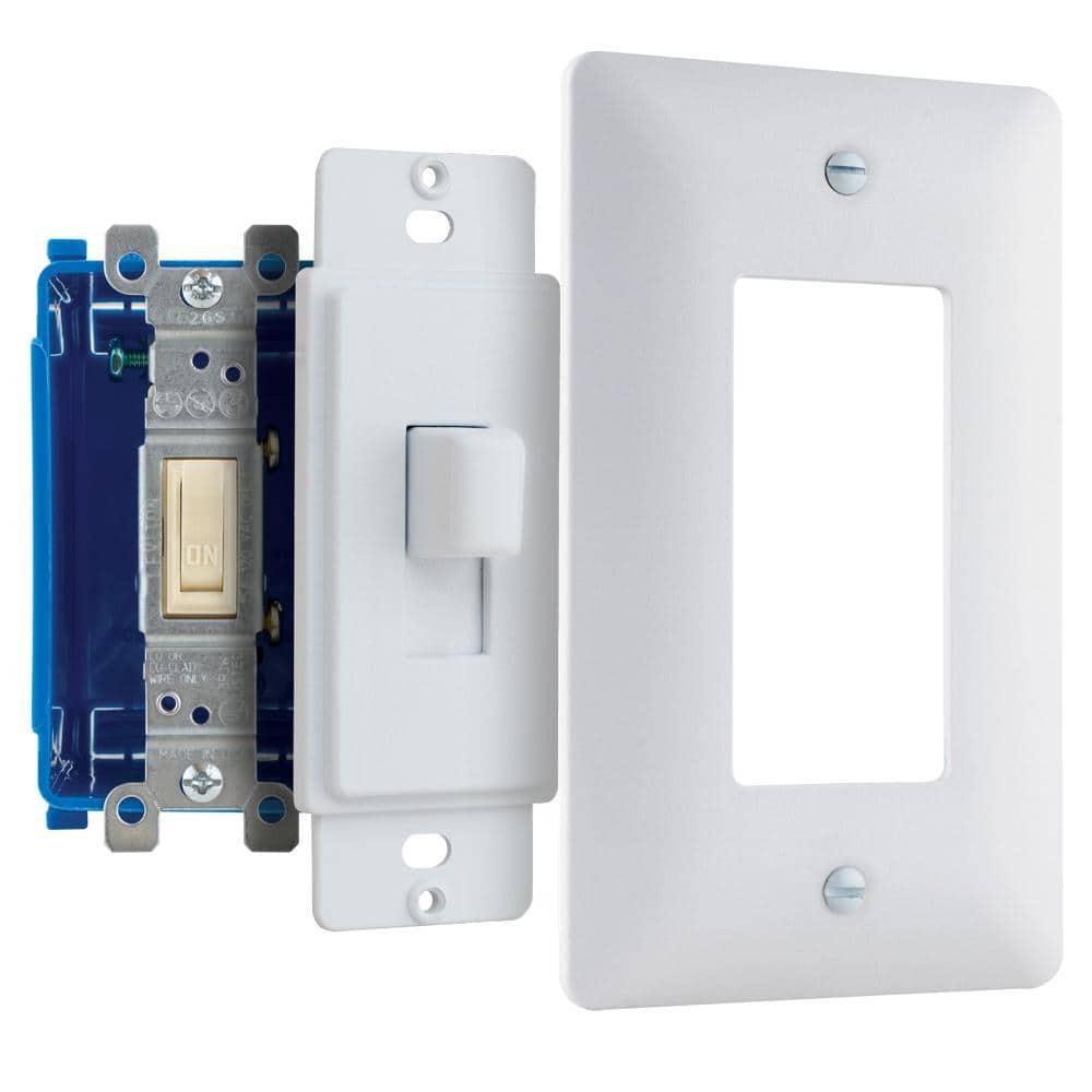 1-Gang Toggle Cover-up Plastic Wall Plate Adapter, White (Textured/Paintable Finish) - cix6txiyqaysrxv2p3lf@2x.jpg