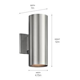 Cylinder 2 Light 12" Tall Outdoor Wall Sconce - cjjssvkbnc3ugimqpgpk@2x.jpg