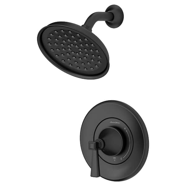 American Standard Rumson Single-Handle 1-Spray Shower Faucet with 1.8 GPM in Matte Black (Valve Included) 7417501.243 - ckklwdpubphddsawpwwf@2x.jpg