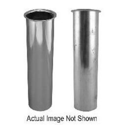 Tubular Tailpiece, 1-1/2 in, Tube x Flange, 20 ga, Chrome - ckylnxedybkiejizmiqa@2x.jpg