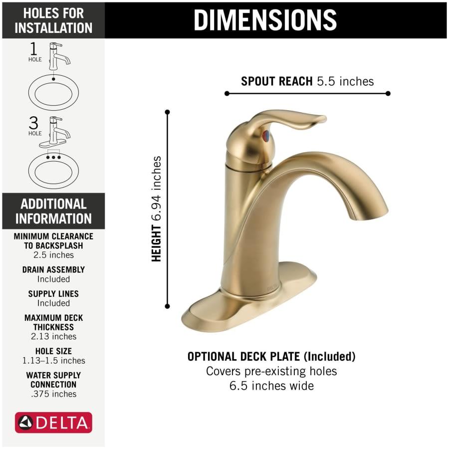Lahara Single Hole Bathroom Faucet with Optional Base Plate - Includes Lifetime Warranty - cmirofljbmxiz71oj4qd@2x.jpg