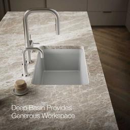 Cairn 27-1/2" Undermount Single Bowl Neoroc Granite Composite Kitchen Sink with Bottom Sink Rack - cmko5ldcctdm5rdbg2ec@2x.jpg