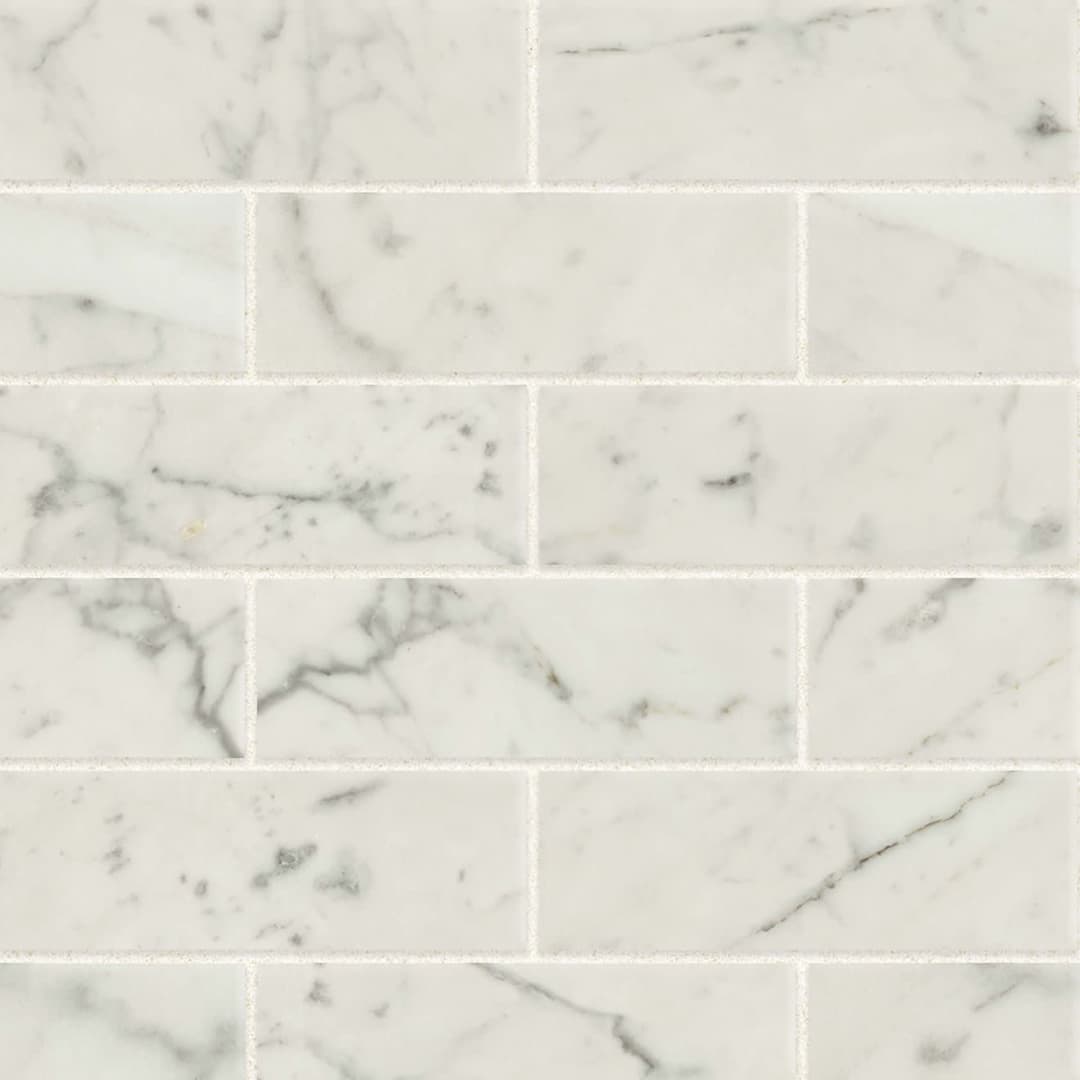 Classic 2.0 2" x 6" Floor and Wall Mosaic in Bianco Carrara - co3qfbks0o24zd72dagb@2x.jpg