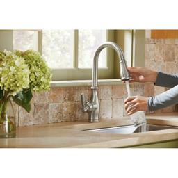 Brantford Single Handle Pulldown Spray Kitchen Faucet with Reflex Technology - coskgyiktyzki8ul6qwz@2x.jpg
