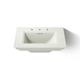 Memoirs Stately 24-1/2" Fireclay Pedestal Sink with Overflow and 3 Faucet Holes at 8" Centers - cphgiqwbeeunet9hlfhn@2x.jpg