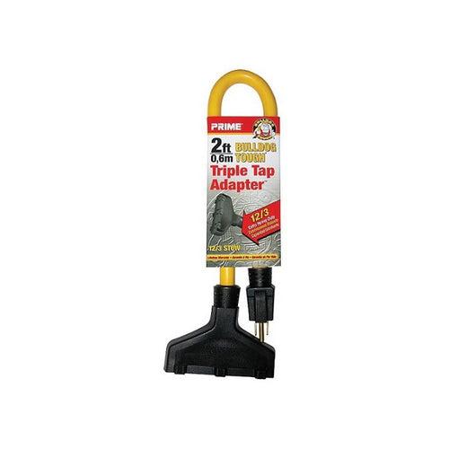 Bulldog Tough® 12/3 Extension Cord, Triple Outlet, 2 ft L, Yellow - cpiyziq6d6s6s5uz4lwl_x500.jpg
