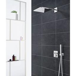 Grohtherm Three Function Thermostatic Valve Trim Only with Four Knob / Push Button Handles, Integrated Diverter, and Volume Control - Less Rough In - cr1sxhock3k1xmh5tdir@2x.jpg