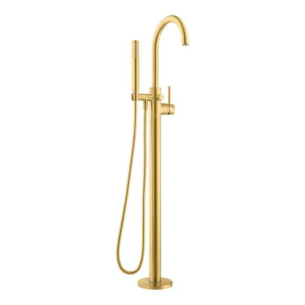 Glacier Bay Dorind Single-Handle Freestanding Tub Faucet Floor Mounted with Handheld Hand Shower in Brushed Gold HD67679-514409 - crmz1rz5dbf9wdq3x3ng@2x.jpg