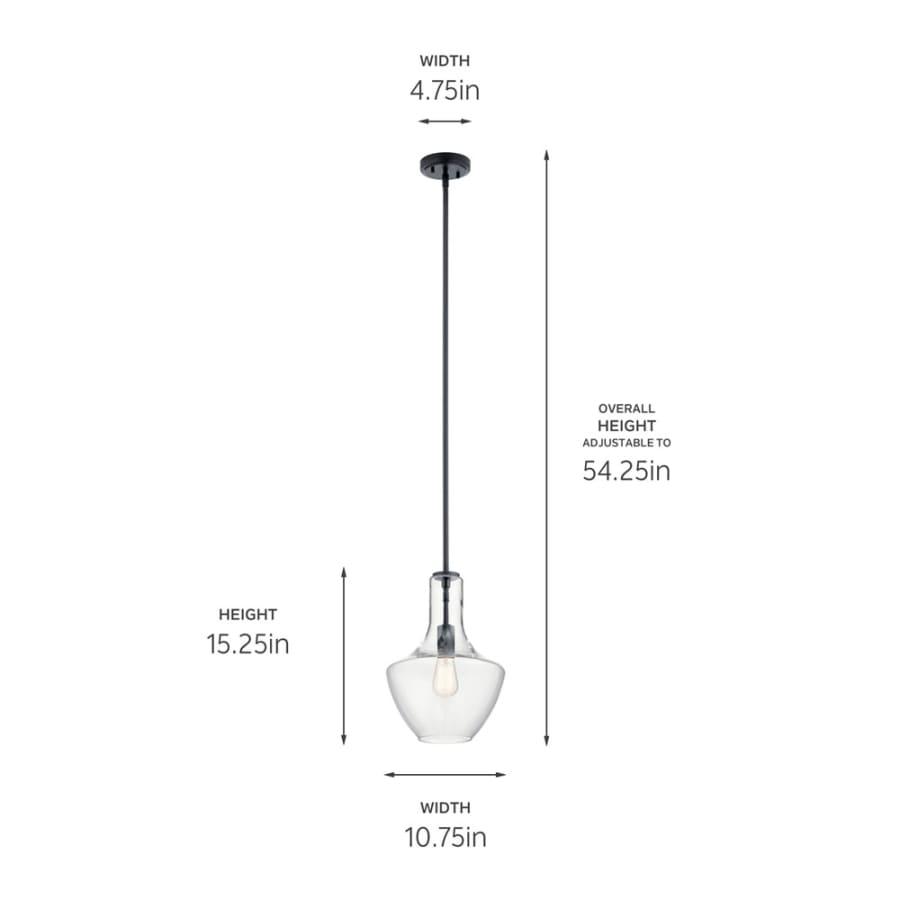 Everly Single Light 11" Wide Pendant with Clear Glass Shade - cumuzhwdnpe0nor1ihi6@2x.jpg