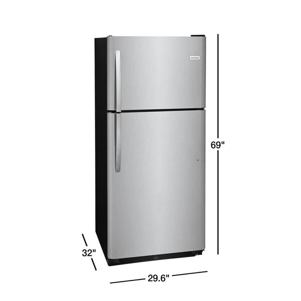 30 in. 20.4 cu. ft. Top Freezer Refrigerator in Stainless Steel - cuuinc8ifuv3zbovweyg@2x.jpg
