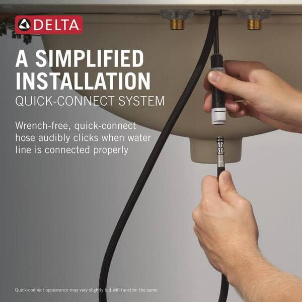 Delta Nicoli 4 in. Centerset Double Handle Pull-Down Spout Bathroom Faucet in Matte Black 25849LF-BLPD - cuyepg1opqrtrcyxtf3e@2x.jpg