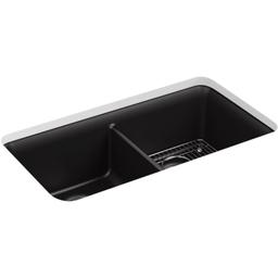Cairn 33-1/2" Undermount Double Equal Bowl Neoroc Granite Composite Kitchen Sink with Right Sink Rack Included - cxc6fqsxlcz0cjjhp7it@2x.jpg