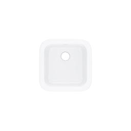 Allia Single Bowl Bar Sink, Top/Under Mount, 17-7/8 x 17-7/8 in, 8-1/4 in Bowl Depth, Fireclay, White - cy5vhloetiuekdshrmzk@2x.jpg