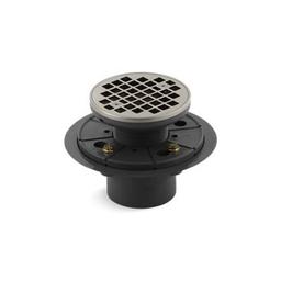 Round Shower Drain, ClearFlo™ PVC/Brass Drain, Vibrant Brushed Nickel - cz95tvsiz7q3q9bpyroj@2x.jpg