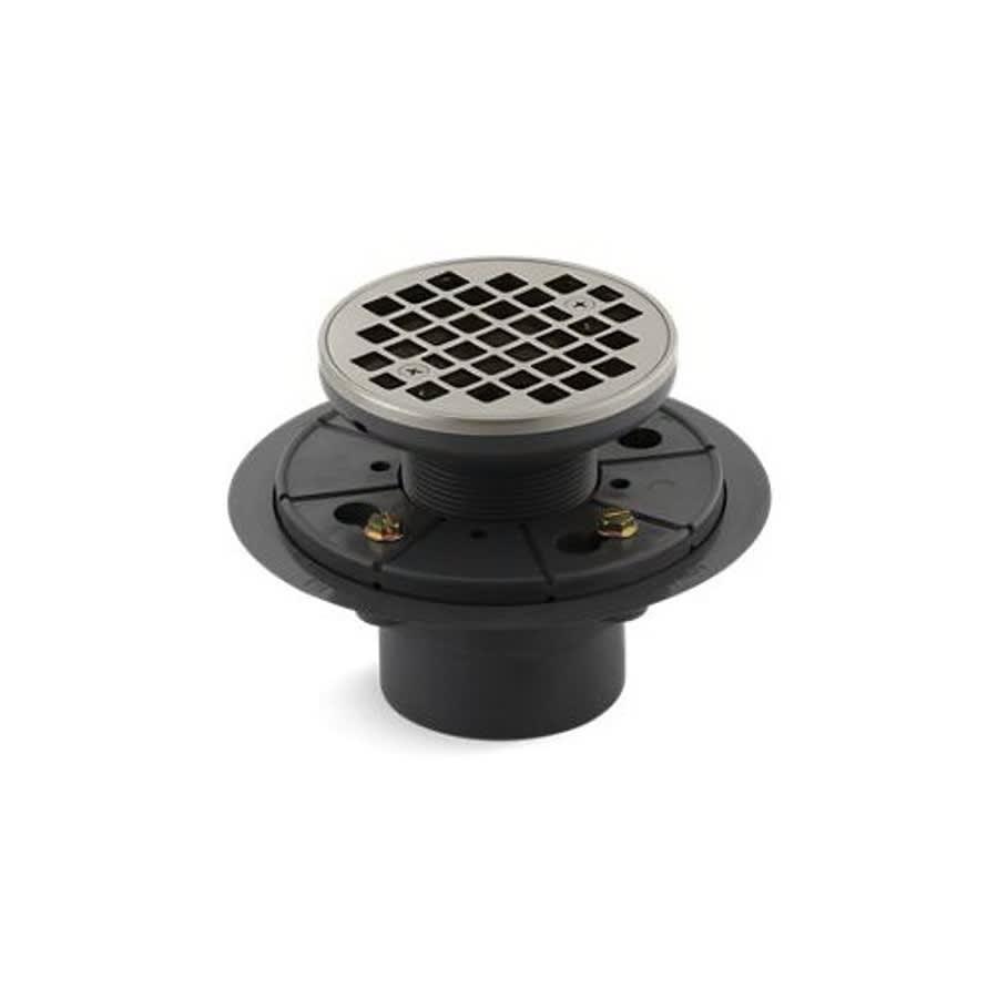 Round Shower Drain, ClearFlo™ PVC/Brass Drain, Vibrant Brushed Nickel - cz95tvsiz7q3q9bpyroj@2x.jpg