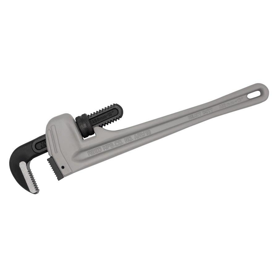 Straight Pipe Wrench, 1/4 to 2-1/2 in Pipe, 18 in OAL, Hook and Heel Jaw, Titanium Aluminum Alloy Handle - czspftev9jwtuvjiftkc@2x.jpg