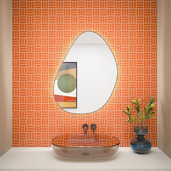 Color Wheel Mosaic Orange Burst Hexagon 1.5X1.5 Glossy - d3rdhxl3vjqfeihgsiyn@2x.jpg