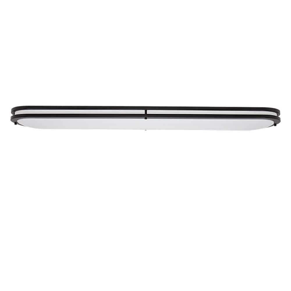 46 in. x 10 in. Matte Black Orbit LED Flush Mount Ceiling Light 4160 Lumens 3000K 4000K 5000K Dimmbable - da5mpfkachbulsyhjgxl@2x.jpg