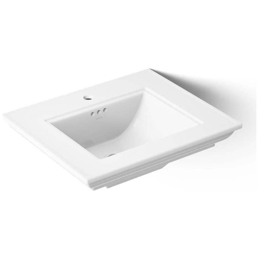 Memoirs Fireclay Pedestal Bathroom Sink - Less Pedestal and Legs