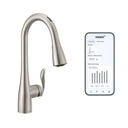 Arbor Smart Faucet 1.5 GPM Single Hole Pull Down Kitchen Faucet with Voice Control - dbaj08iqinbensm2ckha_x500.jpg