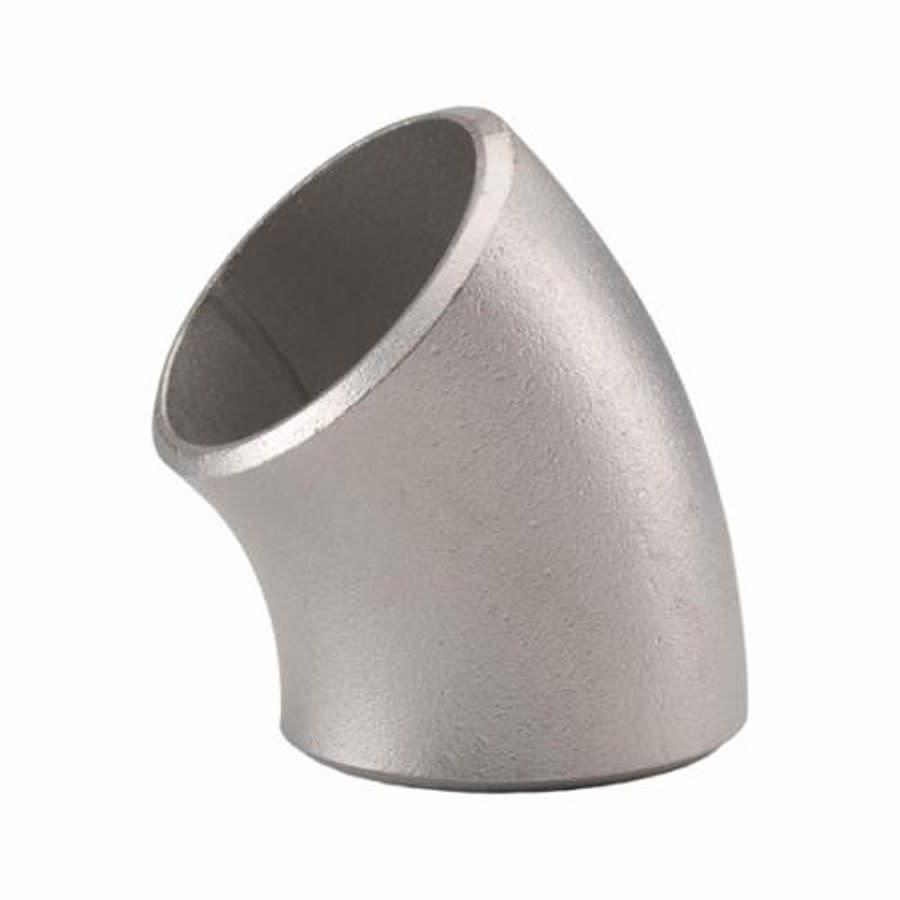 45 deg Elbow, 1 in, Butt Weld, SCH 40/STD, 304/304L Stainless Steel