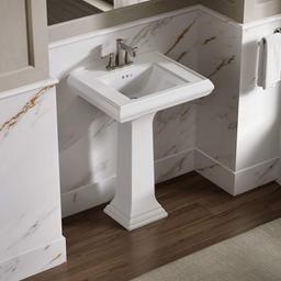 Memoirs Classic 24" Fireclay Pedestal Bathroom Sink with 3 Holes Drilled and Overflow - dcxwcjgvaysmphdnidfu@2x.jpg