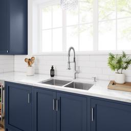 Scovin 1.8 GPM Single Hole Pre-Rinse Pull Down Kitchen Faucet - Includes Escutcheon - dd57e93xcbdkj2vgevgl@2x.jpg
