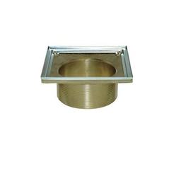 Shower Drain Throat, For Use With 4 in IPS Drain Body, 6 in, Solid Brass/Stainless Steel - ddb4qj5vhbe36mjqwimx@2x.jpg