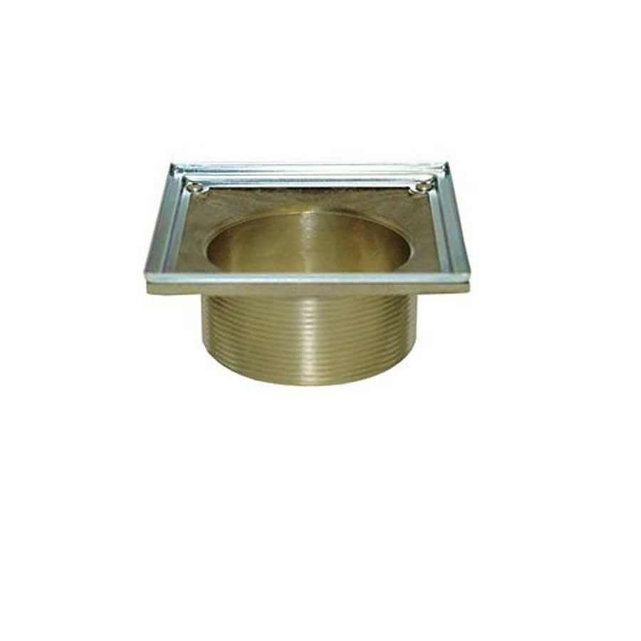 Shower Drain Throat, For Use With 4 in IPS Drain Body, 6 in, Solid Brass/Stainless Steel - ddb4qj5vhbe36mjqwimx@2x.jpg