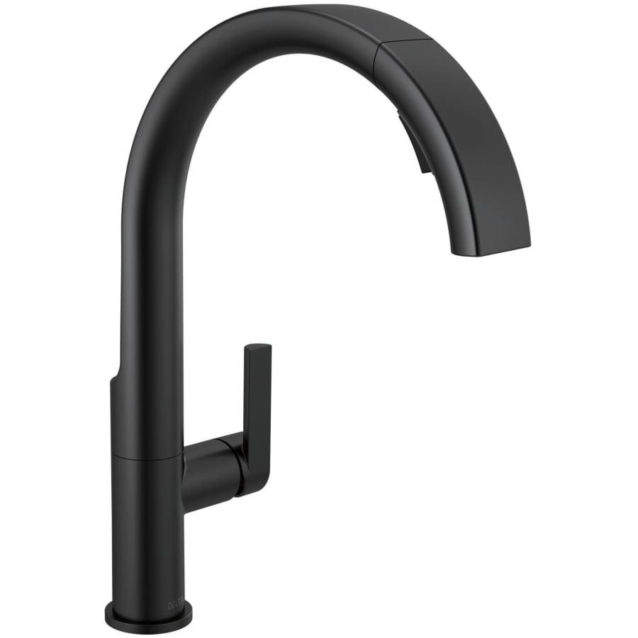Keele 1.8 GPM Single Hole Pull Down Kitchen Faucet MagnaTite and Touch-Clean Technology - delta-19824lf-bl-1710169@2x.jpg