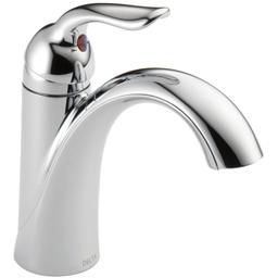 Lahara Single Hole Bathroom Faucet with Optional Base Plate - Includes Lifetime Warranty - delta-538-mpu-dst-4005701@2x.jpg