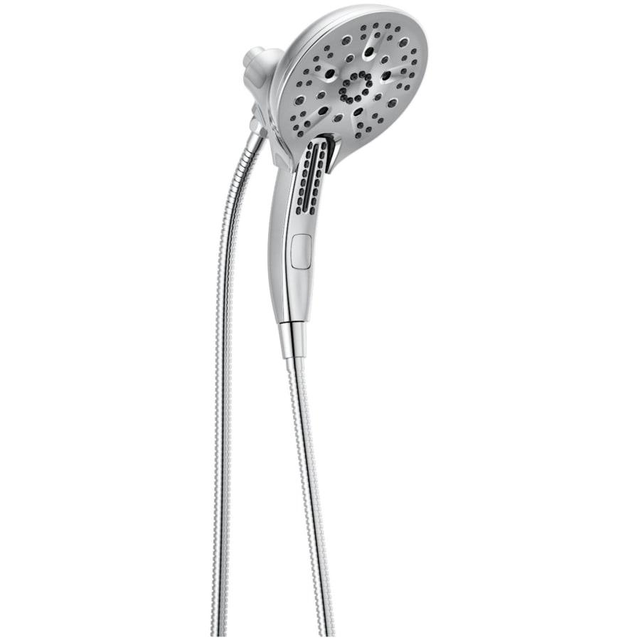 Universal Showering In2ition 2.5 GPM Multi Function Shower Head with Touch-Clean, MagnaTite, and H2Okinetic Technology - delta-58620-25-pk-1710169@2x.jpg