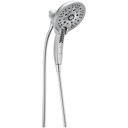 Universal Showering In2ition 2.5 GPM Multi Function Shower Head with Touch-Clean, MagnaTite, and H2Okinetic Technology - delta-58620-25-pk-1710169@2x.jpg